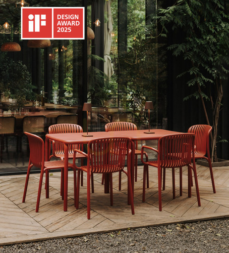Check 🪑 FERNE garden furniture set - 4 chairs + patio table 🌿☀️