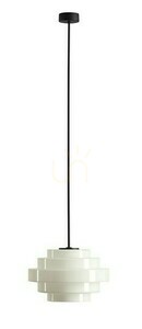 Ceiling Light Aldex Filo Milky L Black Metal Glass E27 28 cm 9000PL_G1_L small 0