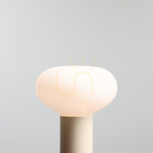 Aldex Flo Cream S Table Lamp, Cream Steel and Opal Glass, 19 cm, 7000B9_S small 1