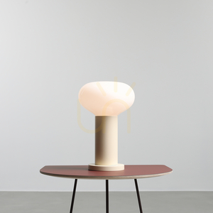 Aldex Flo Cream S Table Lamp, Cream Steel and Opal Glass, 19 cm, 7000B9_S small 2