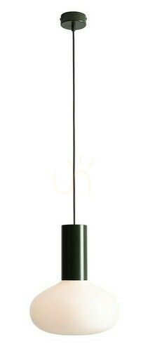 Check Pendant Light Aldex Flo Moss M Opal Glass 26 cm 7000G26_M