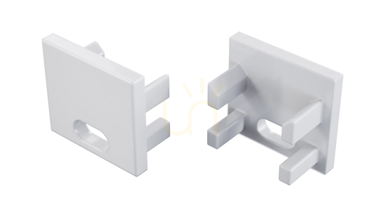 Check ALU plug LUMINES CANTO/VIGO white lacquered with hole ALU plug LUMINES CANTO/VIGO white lacquered with hole