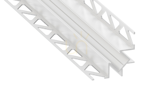 Check LUMINES profile type VIGO white lacquered 1 m