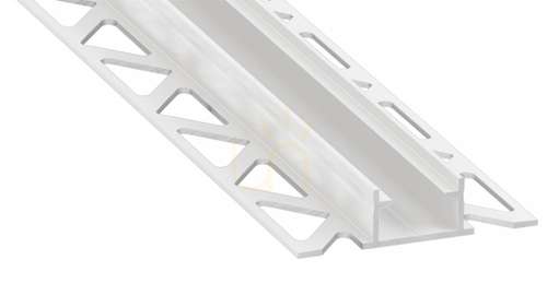 Check LUMINES profile type NIPO white lacquered 2 m