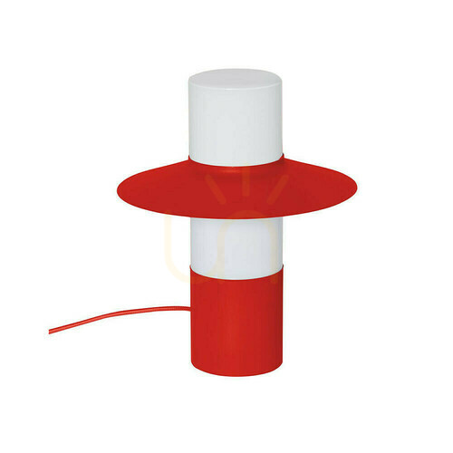 Check CAPONIO ST red-orange table lamp by UMMO