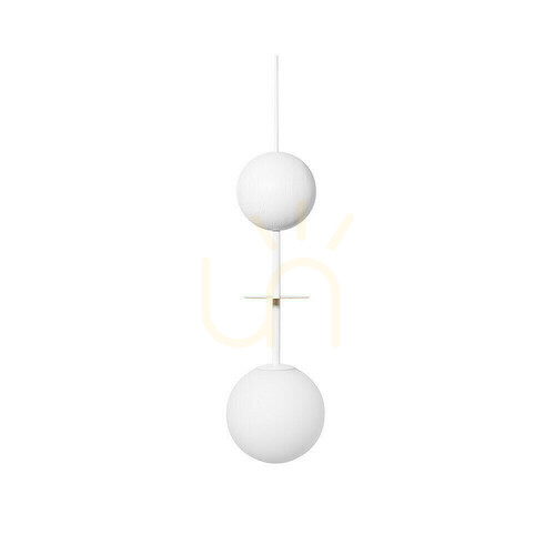 Check OIO A white ceiling pendant lamp by UMMO