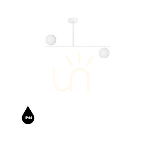 Check SUGURI C white S-size ceiling lamp with increased IP44 waterproofing UMMO