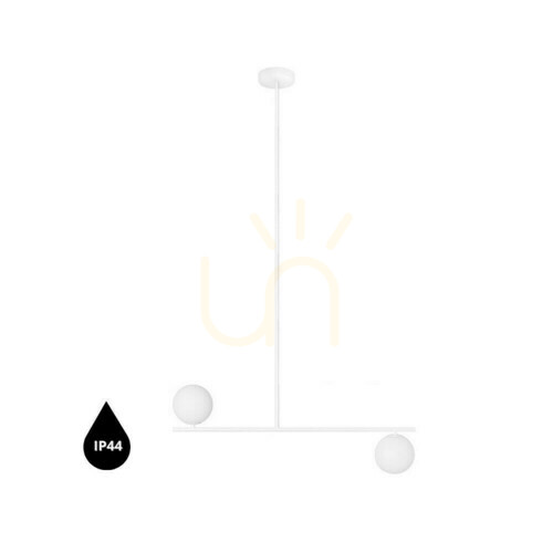 Check SUGURI C white XL size ceiling lamp with increased IP44 waterproofing UMMO