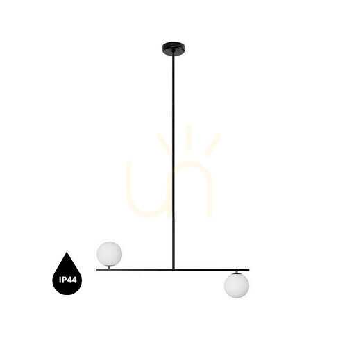 Check SUGURI C black XL size ceiling lamp with increased IP44 waterproofing UMMO