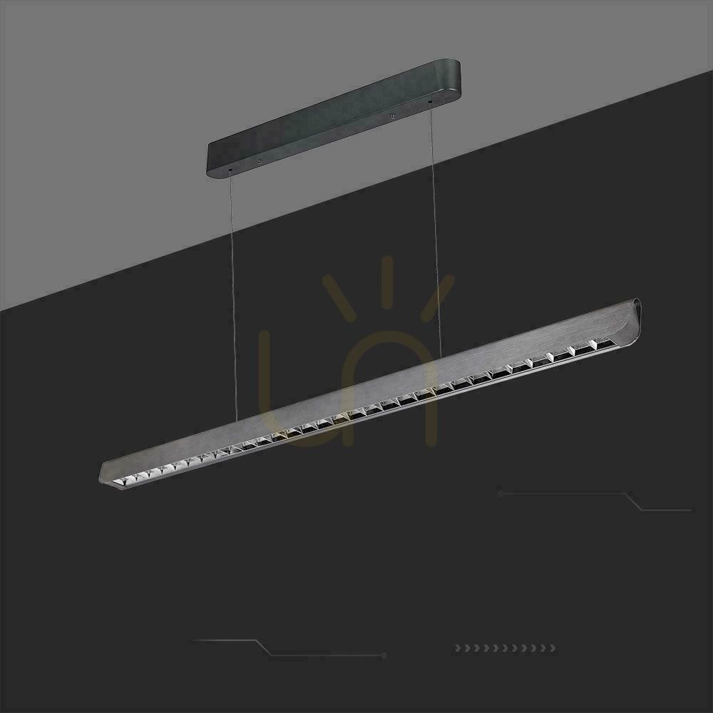 View V-TAC LED Linear SAMSUNG CHIP LIFUD Driver luminaire 36W 60st CCT Pendant 120cm MAT Gray VT-7-36 2880lm V-TAC LED Linear SAMSUNG CHIP LIFUD Driver luminaire 36W 60st CCT Pendant 120cm MAT Gray VT-7-36 2880lm