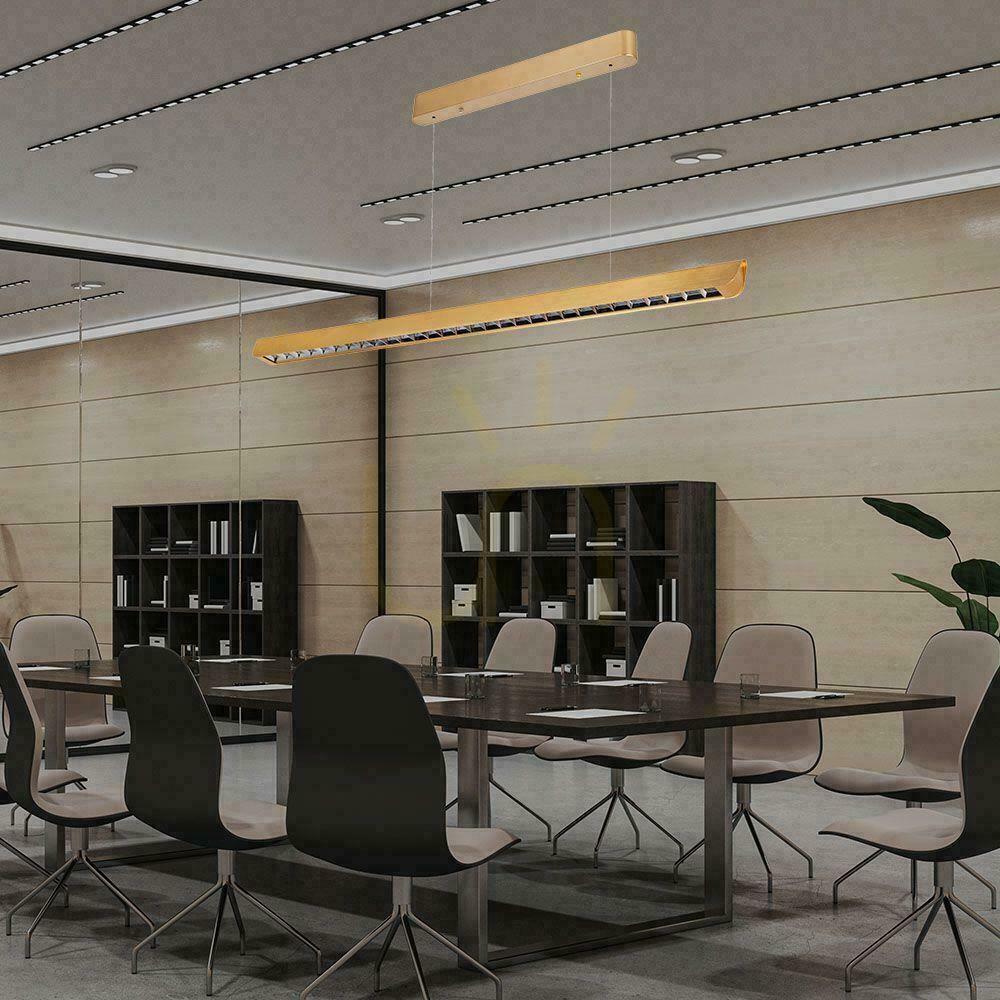 Preview V-TAC LED Linear SAMSUNG CHIP LIFUD Driver luminaire 36W 60st CCT Pendant 120cm Gold MAT VT-7-36 2880lm V-TAC LED Linear SAMSUNG CHIP LIFUD Driver luminaire 36W 60st CCT Pendant 120cm Gold MAT VT-7-36 2880lm