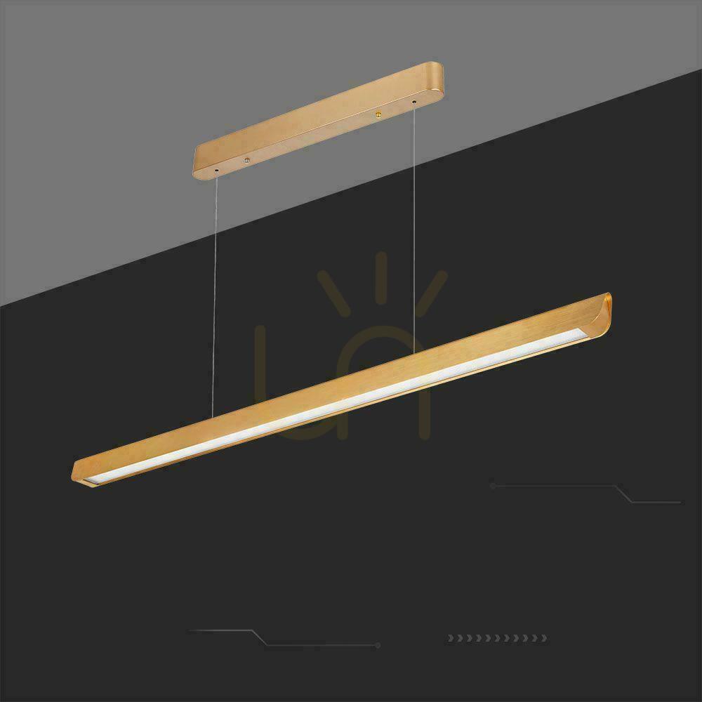 View V-TAC LED Linear SAMSUNG CHIP LIFUD Driver luminaire 36W 100st CCT Pendant 120cm Gold MAT VT-7-35 2880lm V-TAC LED Linear SAMSUNG CHIP LIFUD Driver luminaire 36W 100st CCT Pendant 120cm Gold MAT VT-7-35 2880lm