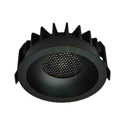Check V-TAC LED Downlight 18W BRIDGELUX CHIP CCT luminaire Black Raster Anti-glare Honeycomb VT-17018 1860lm