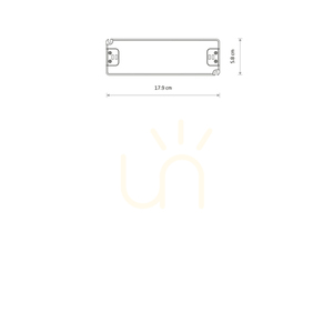 Nowodvorski NANO-LVM internal power supply 24 V DC 150 W 11874 white small 1