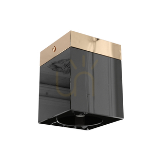 Ceiling Light Cubo by Open Design Highlights Black Gold Metal GU10 small 0