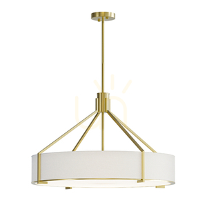 Doretto Pendant Light Open Design Highlights White Gold 700 mm 6-Light E27 small 1