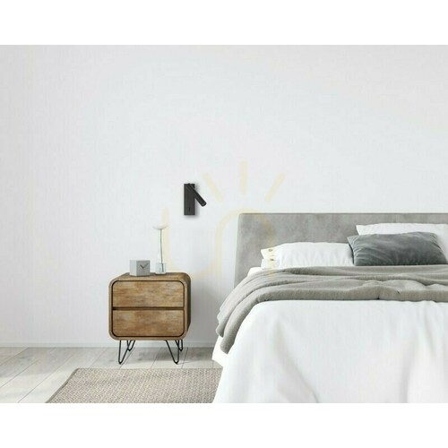 Check Italux Cali black bedside wall light LED 2.5 W 3000 K WL-21017-BL
