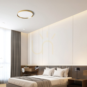 Rendl SOLEN 49 ceiling light brushed brass LED 42 W R14310 small 3