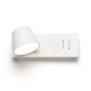 Spot Rendl R14521 Amadeus Led Spot Lamp, Over Bed White small 0