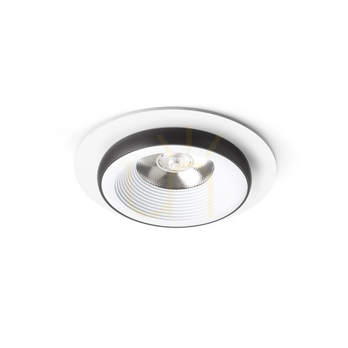 Check Rendl R14568 Sharm Led Recessed Light Fixture, White/Black Sets