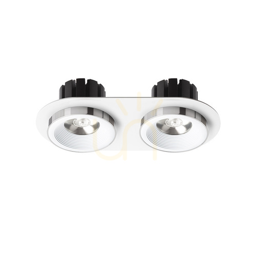 Check Rendl R14570 Sharm Led Recessed Light Fixture, White Chrome Sets