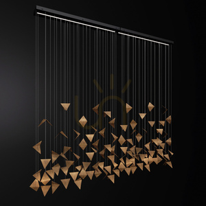 Designer Chandelier FALL 2 Gold LGH0932 - Gie El small 2