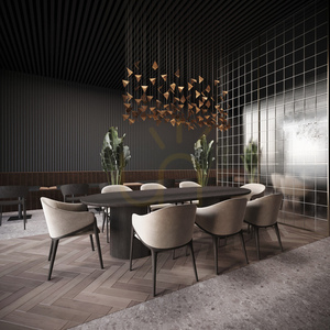 Designer Chandelier FALL 2 Gold LGH0932 - Gie El small 5