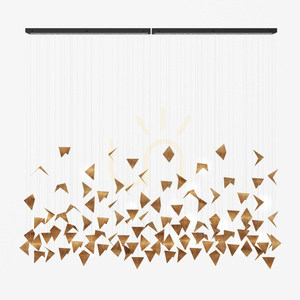 Designer Chandelier FALL 2 Gold LGH0932 - Gie El small 0