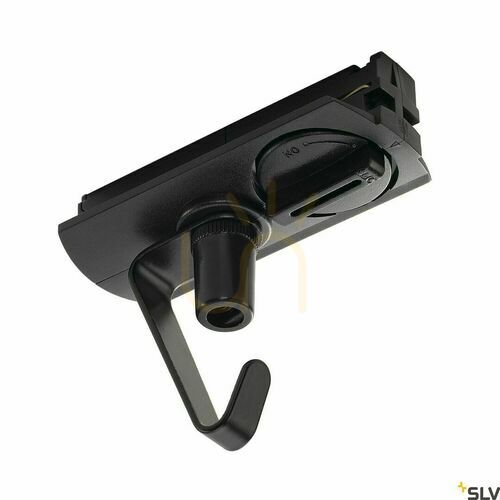 Check 1-Phase Track Adapter with Hook SLV 1 SYSTEM Black 143170