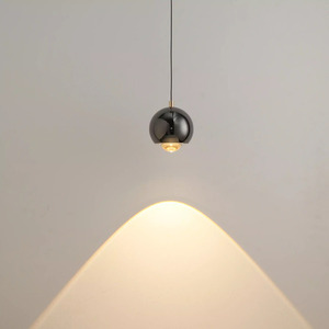 AURENIA 5W LED pendant lamp black 3000K small 2