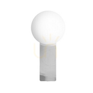 Boletta Opal White Chrome IP44 Wall Light by Open Design Highlights small 3
