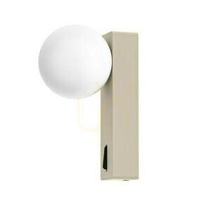 Boletta Wall Lamp Open Design Highlights White Opal Metal Glass G9 80 mm small 1