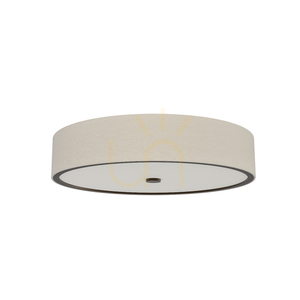 Plafond Open Design Highlights Zalindro 54 cm White Metal Glass Fabric 4x E27 small 0