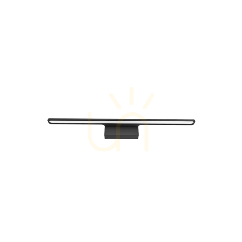 Check Wall Lamp Open Design Highlights Luce White Black Acrylic LED IP44 3000K 615 mm