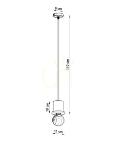 Pendant lamp BONO Sollux small 3