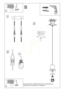 Pendant lamp BONO Sollux small 4