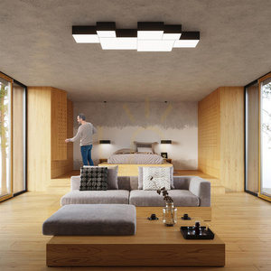 Pendant lamp HORUS 45 black Sollux small 5