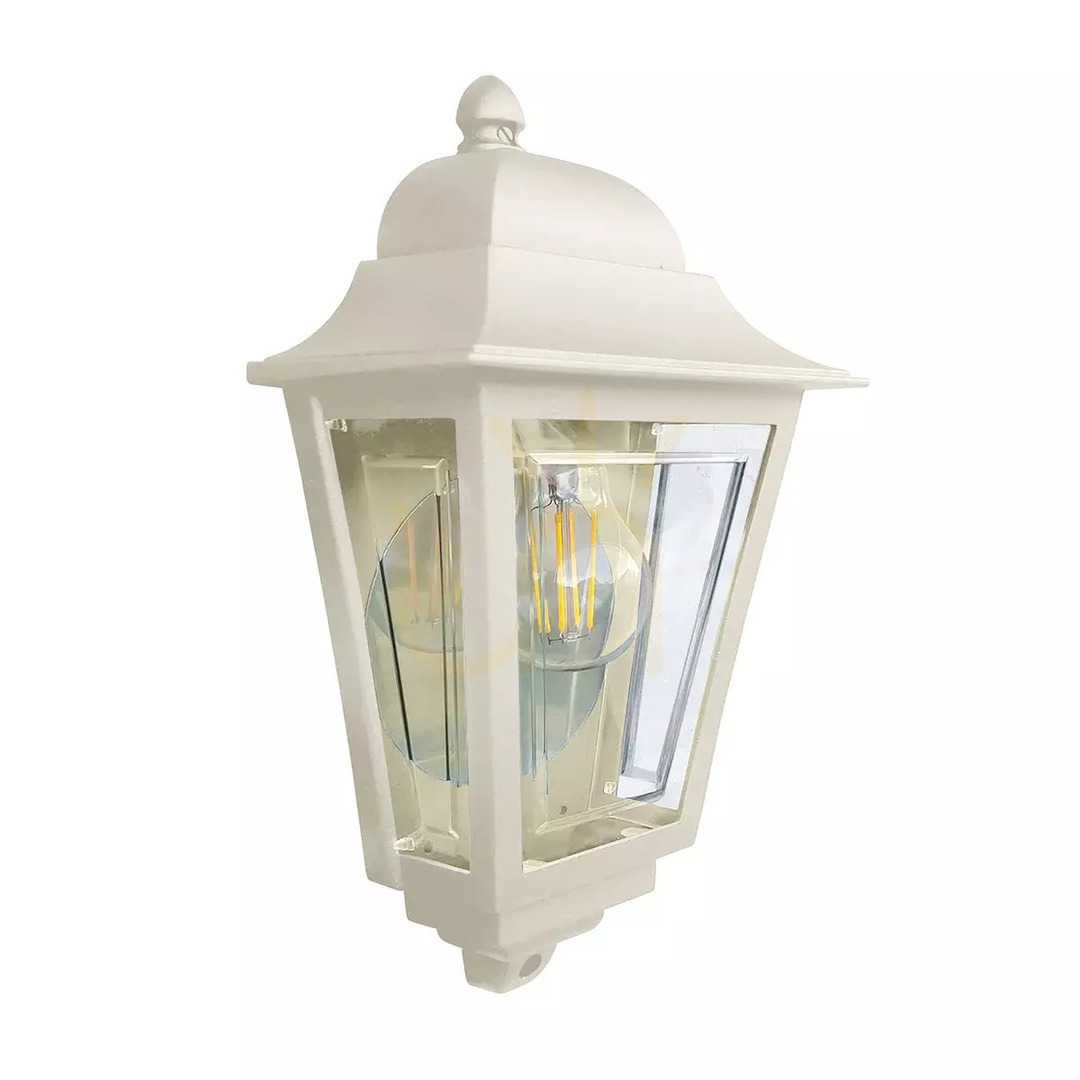 Deco Lane wall lantern - 1 light source - Cream Elstead
