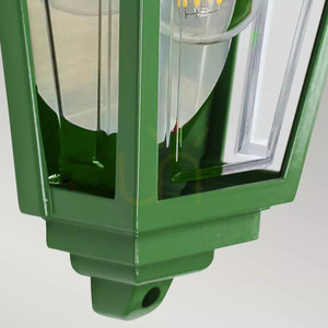 Deco Lane wall lantern - 1 light source - Green Elstead 2 Deco Lane wall lantern - 1 light source - Green Elstead small 2
