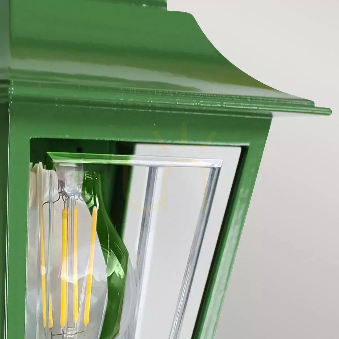 Display Deco Lane wall lantern - 1 light source - Green Elstead Deco Lane wall lantern - 1 light source - Green Elstead