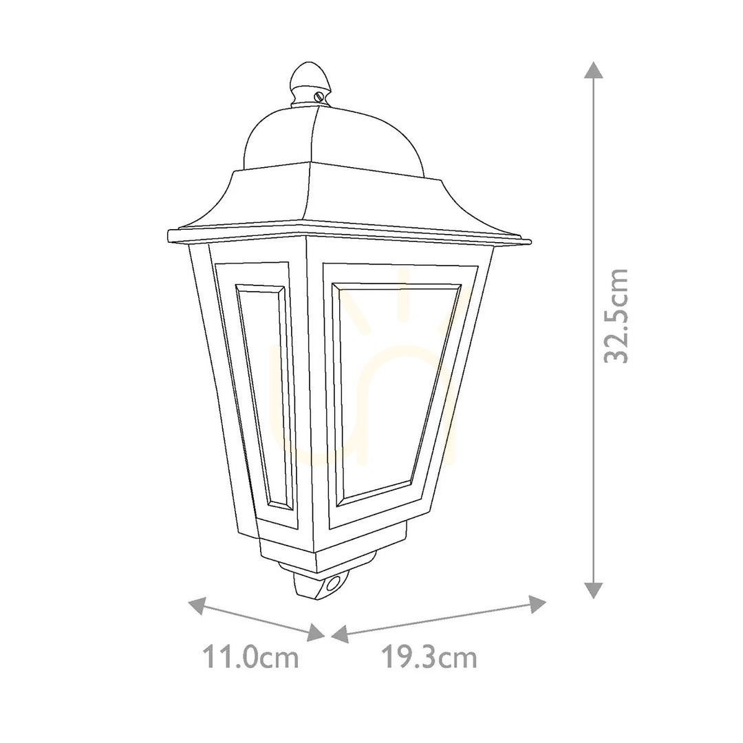 Check Deco Lane wall lantern - 1 light source - Green Elstead Deco Lane wall lantern - 1 light source - Green Elstead