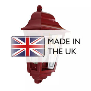 Deco Lane wall lantern - 1 light source - Red Elstead small 4