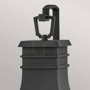 Beacon Hill medium wall lantern - 2 light sources - Museum black Elstead small 6