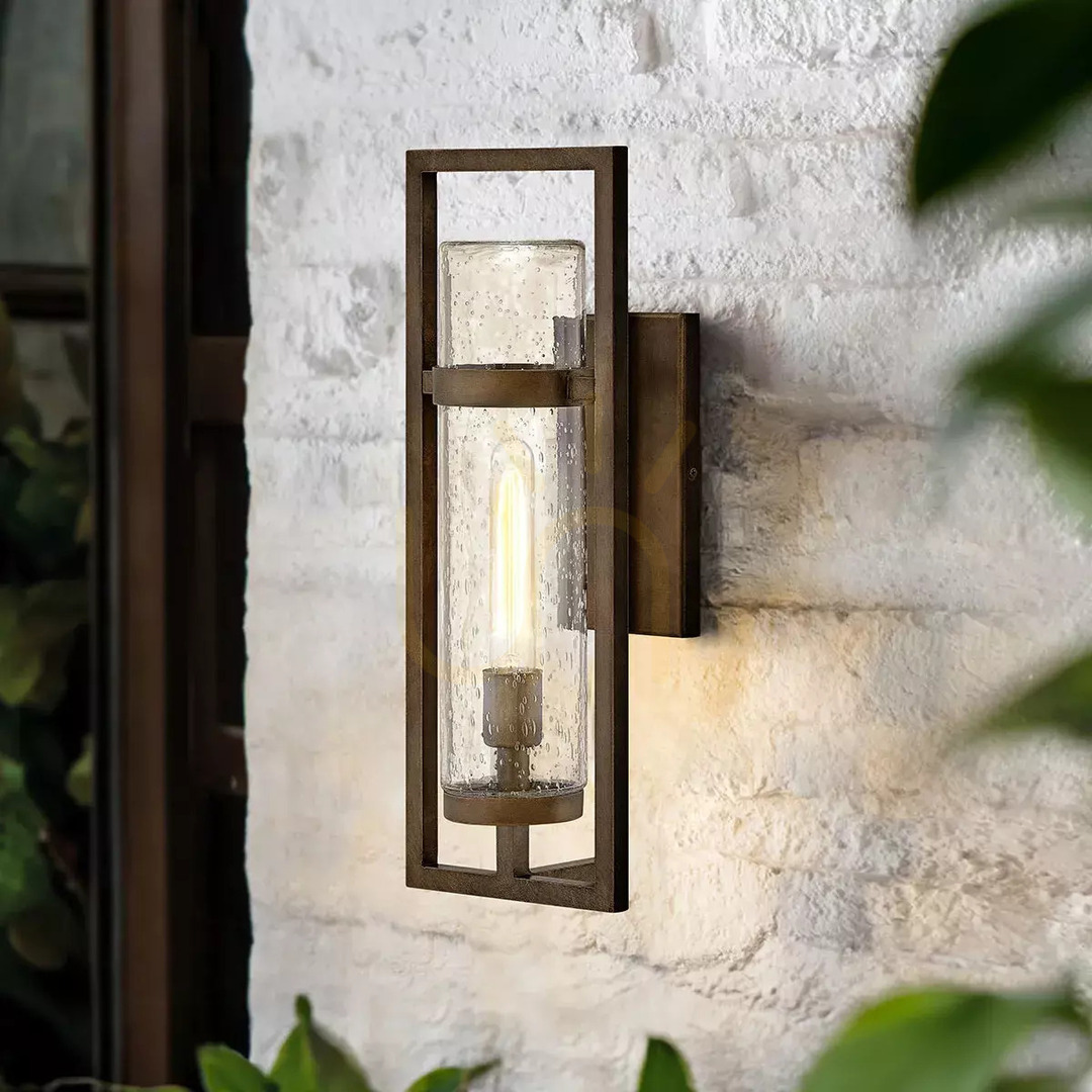 Show Cordillera wall lantern - 1 light source - Patinated bronze Elstead Cordillera wall lantern - 1 light source - Patinated bronze Elstead