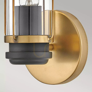 Masthead Wall Light - 1 light source - Heritage Brass and Black Elstead small 1