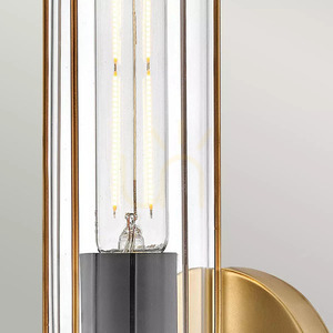 Masthead Wall Light - 1 light source - Heritage Brass and Black Elstead small 2
