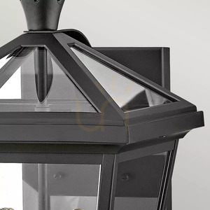 Palma medium wall lantern - 2 light sources - Black Elstead 1 Palma medium wall lantern - 2 light sources - Black Elstead small 1
