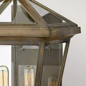 Medium wall lantern Palm - 2 light sources - Patinated bronze Elstead 1 Medium wall lantern Palm - 2 light sources - Patinated bronze Elstead small 1