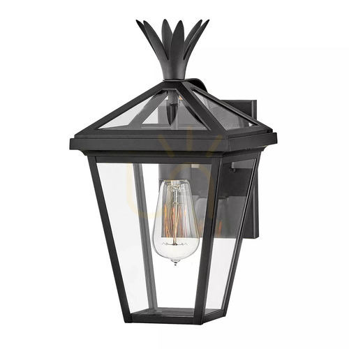 Check Palm small wall lantern - 1 light source - Black Elstead