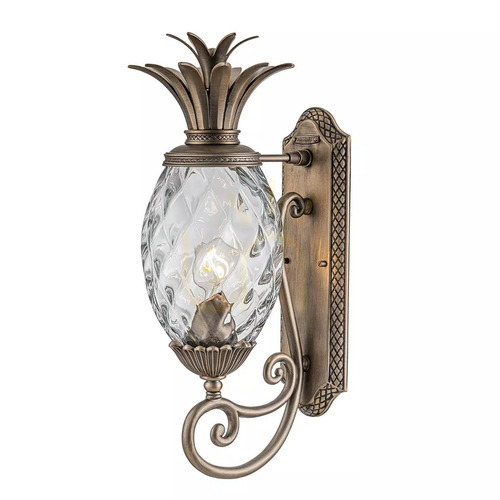 Check Plantation medium wall lantern - 1 light source - Patinated bronze Elstead